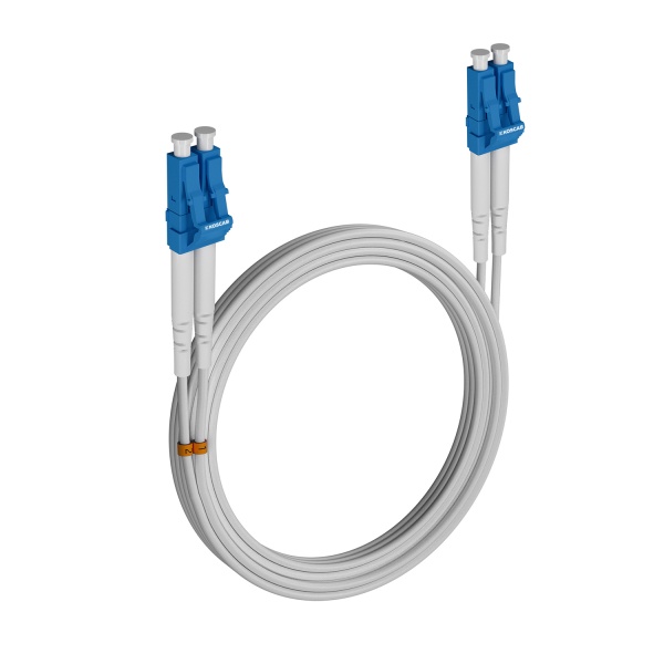 Шнур оптический KOSCAB dpc LC/UPC-LC/UPC G657.A1 3.0мм 47м LSZH (патч-корд)